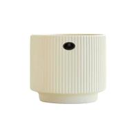 FURUIM2024M Plants Flower Pots Ceramic Flowerpot Extra Large Caliber Phalaenopsis Flowerpot with Tray Indoor Hanging Orchid Green Roses Gardening Pot(Yellow,Medium)