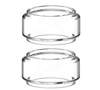 Furuipeng 2X Spare Bulb Pyrex Glass Tube Pieces for UWell Valyrian II 2 Pro Tank 24mm Height Standard Edition Bubble Glass