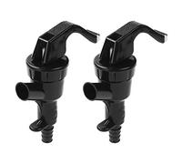 FURVOCHY Plastic Picnic Faucet Spigot Keg Beer Tap Liquid Dispenser Tap Disconnects Spigot Keg Bottling Bucket Tap Black for Homebrew Barrel Fermenter Wine Beer
