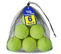 FURWEY 6 Pack Tennis Balls,Thickened Tennis with Mesh Bag for Transport,High Elasticity Training Balls for Beginner, Playing Balls for Dogs