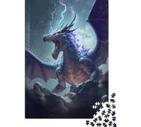 Fury Dragon III Paper Jigsaw Puzzles 1000 Pieces for Adults Jigsaw Puzzles for Adults 1000 Piece Puzzle Educational Games 1000pcs (38x26cm)