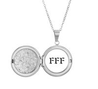 Fury of Single Art Deco Fashion Locket Necklace Hold Picture Jewelry Birthday Gift