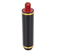 FURY Pool Cue Extension Durable Aluminum Alloy Billiard Cue Extender for Comfortable Grip Material with Rubber Sleeve, for Pool Players (4 Inch Black)