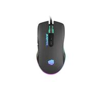 FURY Scrapperr - USB Gaming Mouse, 6400 dpi, 7 Buttons, Optical, RGB Backlight, Lightweight, with Software, Black
