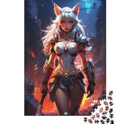 Fury Unleashed Adult Jigsaw Puzzle, 1000 Pieces, 38x26cm/1000pcs, Easy to Continue on Another Evening; Low-dust White Cardboard Pieces
