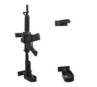 FURYENGRAVER Gun Rack Wall Mount Adjustable Heavy Duty Steel Indoor Gun Racks Vertical Gun Display Stand（US Style）