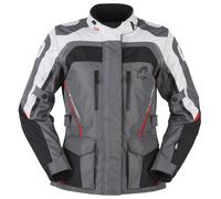 Furygan Apalaches Damen Motorcycle Textile Jacket, black/grey/red, size S
