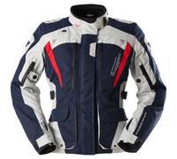 Furygan Apalaches Evo Ladies Motorbike Textile Jacket Blue / Pearl / Red