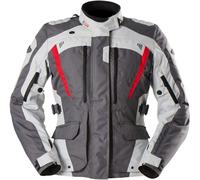 Furygan Apalaches Evo Ladies Motorcycle Textile Jacket, grey/white/red, size L