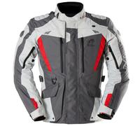 Furygan Apalaches Evo Motorbike Textile Jacket Grey / Pearl / Red
