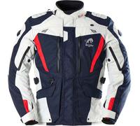 Furygan Apalaches Evo, textile jacket waterproof 5XL Dark Blue/Light Grey/Red