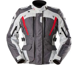 Furygan Apalaches Evo, textile jacket waterproof women L Grey/Light Grey/Red