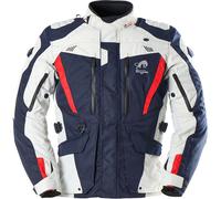 Furygan Apalaches Evo Textile Waterproof Motorcycle Jacket - Blue / Pearl / Red