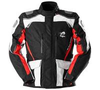 Furygan Apalaches Motorcycle Textile Jacket, black/white/red, size M