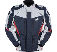 Furygan Apalaches Motorcycle Textile Jacket, white-red-blue, size S for Men