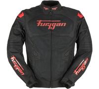 Furygan Atom Vented Mesh Evo Motorcycle Motorbike Textile Jacket - Black / Red