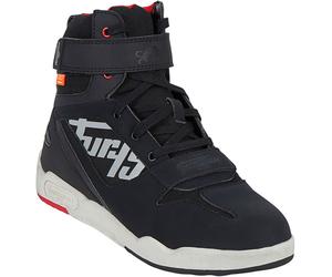 Furygan Basket Get Down D3O Casual Trainer Hi-Top Motorcycle Boots - Black