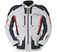 Furygan Brevent 3in1, textile jacket waterproof S Light Grey/Dark Blue/Black/Red