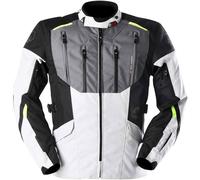 Furygan Brooks Motorcycle Textile Jacket, black-grey-white-yellow, size L