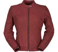 Furygan Debbie, leather jacket women XL Dark Red