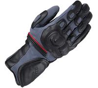 Furygan Dirt Road Waterproof Leather Motorcycle Motorbike Gloves Black Grey Red