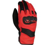 Furygan Dust D3O Motorcycle Gloves, black-red, size 2XL