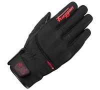 Furygan Jet All Season D3O Evo Textile Motorcycle Short Gloves - Black / Red