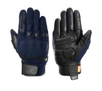 Furygan Jet D3O Evo Motorcycle Gloves, black-blue, size 3XL for Men