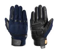 Furygan JET D3O EVO - Men's Motorcycle Gloves - 100% Leather Palm - Comfort - Summer Gloves - Breathable & Light - Compatible Screens - Touch Screen