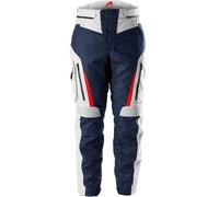 Furygan Killington Textile Motorcycle Motorbike Trousers - Blue / Pearl / Red