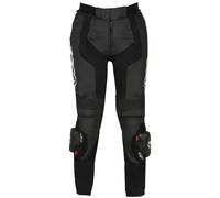 Furygan Ladies Bud Leather Motorcycle Motorbike Trousers - Black / White