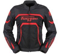 Furygan Ladies Mystic Evo Motorcycle Motorbike Textile Jacket - Black Red