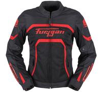 Furygan Ladies Mystic Evo Motorcycle Motorbike Textile Jacket - Black Red
