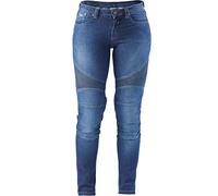 Furygan Ladies Purdey Evo Slim Denim Motorcycle Motorbike Jeans - Medium Blue