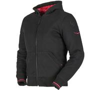 Furygan Luxio Evo Ladies Zip Hoodie, black-pink, size 2XL for Women