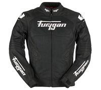 Furygan Men's Atom Vented EVO Jacket, Black-White, M