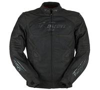 Furygan Atom Vented Evo Perforated Motorcycle Textile Jacket, black, size L for Men