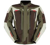 Furygan Men's Voyager 3C-3 Laminated Layers Motorbike Jacket Touring & Adventure-CE EPI Certified-All Seasons-Breathable-Waterproof-High end-Top Performance, Coffee-Pearl-Khaki, S