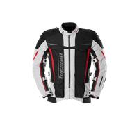 Furygan Montroc 3in1+ Kevlar Primaloft Motorcycle Textile Jacket, black-white-red, size S for Men