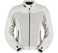Furygan Motorbike Ladies Womens Mistral Evo 3 Textile Jacket - Pearl / Pearl