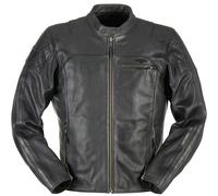 Furygan Motorbike Motorcycle Classic Vintage Legend Evo Leather Jacket - Black