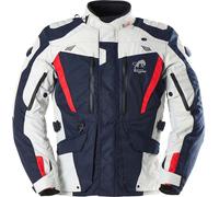 Furygan Apalaches Evo Motorcycle Textile Jacket, grey-white-red, size 2XL for Men