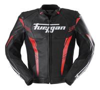 Furygan Pro One Jacket Red Black Leather CE Armour Sport Performance