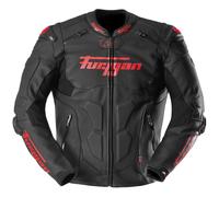 Furygan Raptor Evo 3 Leather Jacket Black Red CE Armour Sport Style