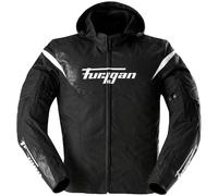 Furygan Shard Waterproof Motorcycle Motorcycle Textile Jacket - Black / White