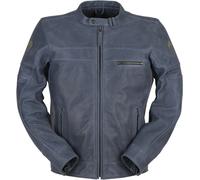 Furygan Shepard Vented Motorcycle Leather Jacket, blue, size 2XL for Men