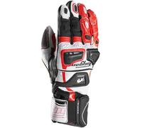 Furygan Styg20 Built With Kevlar® Motorcycle Gloves, black-white-red, size L for Men