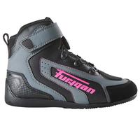 Furygan V4 Easy D3O Vented Ladies Motorcycle Shoes, black-grey-pink, size 41 for Women