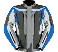 Furygan Voyager 3C Motorcycle Motorcycle Textile Jacket - Blue / Grey Anthracite