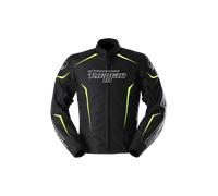 Furygan Yori Waterproof Motorcycle Textile Jacket, black-white-yellow, size M for Men